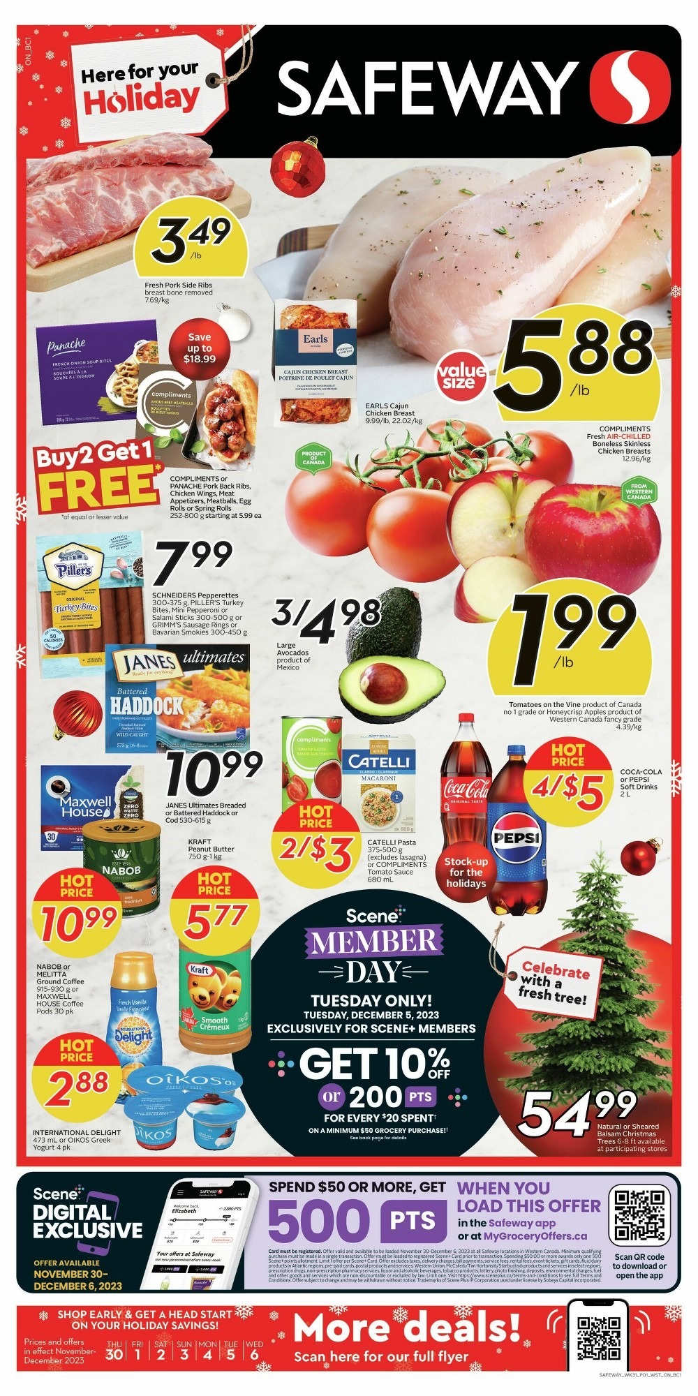christmas safeway sale 2023